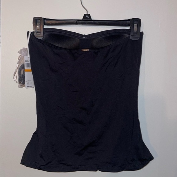 Anne Cole Live in Color Twist Front Bandeau Tankini Top NWT S - Picture 7 of 7